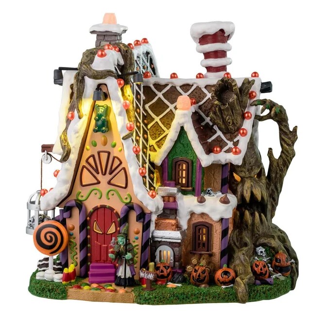 Lemax Spookytown The Candy Witch Cottage