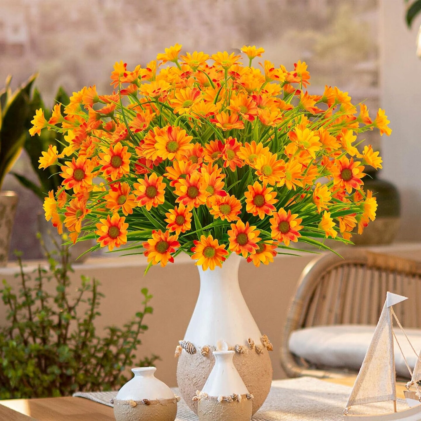 Artificial Fall Flowers for Outdoors