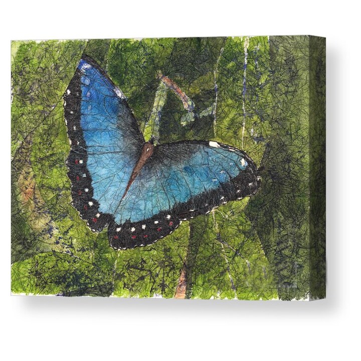 Blue Butterfly Giclee high quality Print