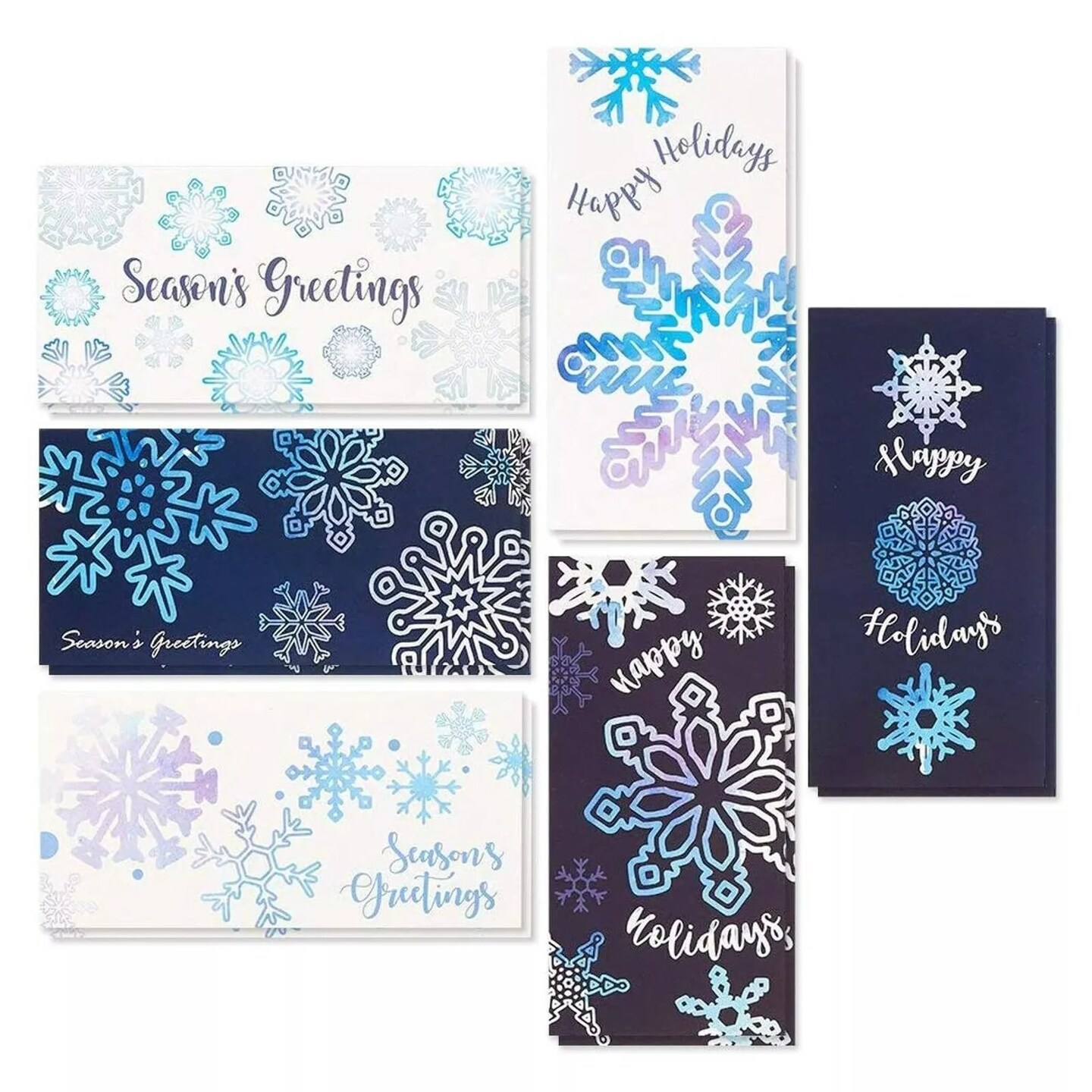 36x Christmas Cards with Envelopes Money Gift Card Holder Blank Greeting Card
