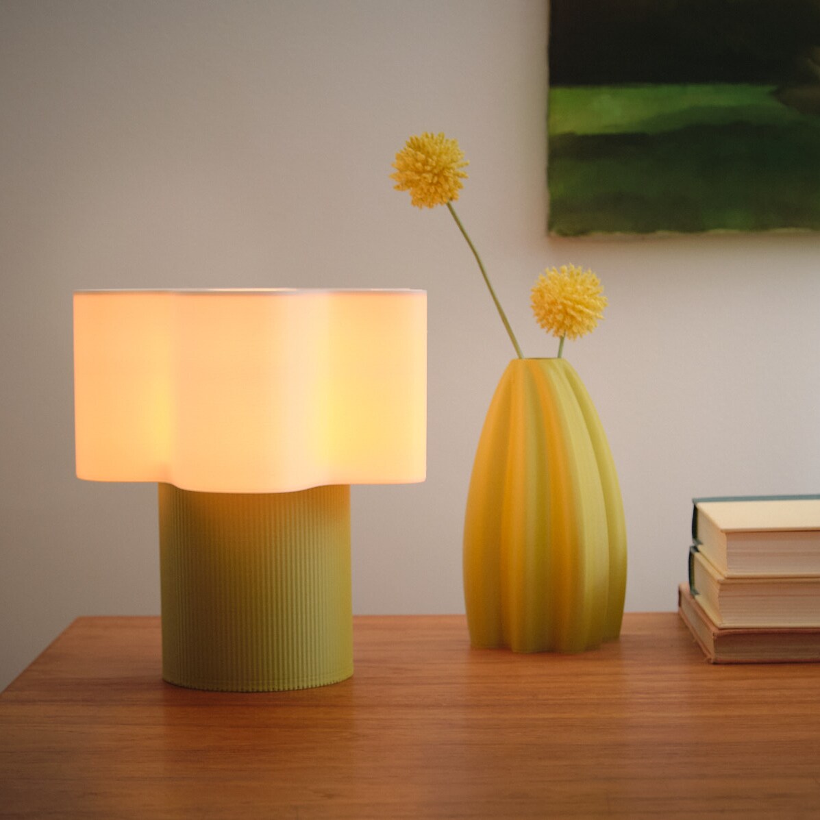 Honey and Ivy Mila Table Lamp - Squiggly Lamp - Cozy Home - Sustainably made in Portland, Oregon - image9