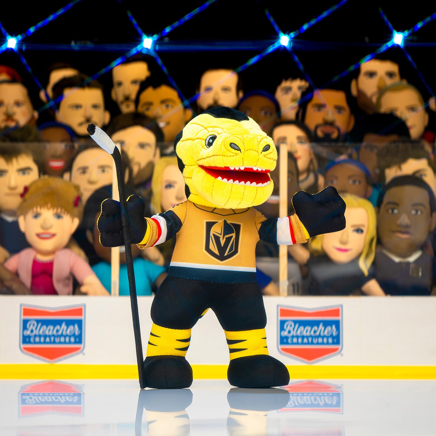 Bleacher Creatures Vegas Golden Knights Chance 10&#x22; Mascot Plush Figure (Gold Jersey)