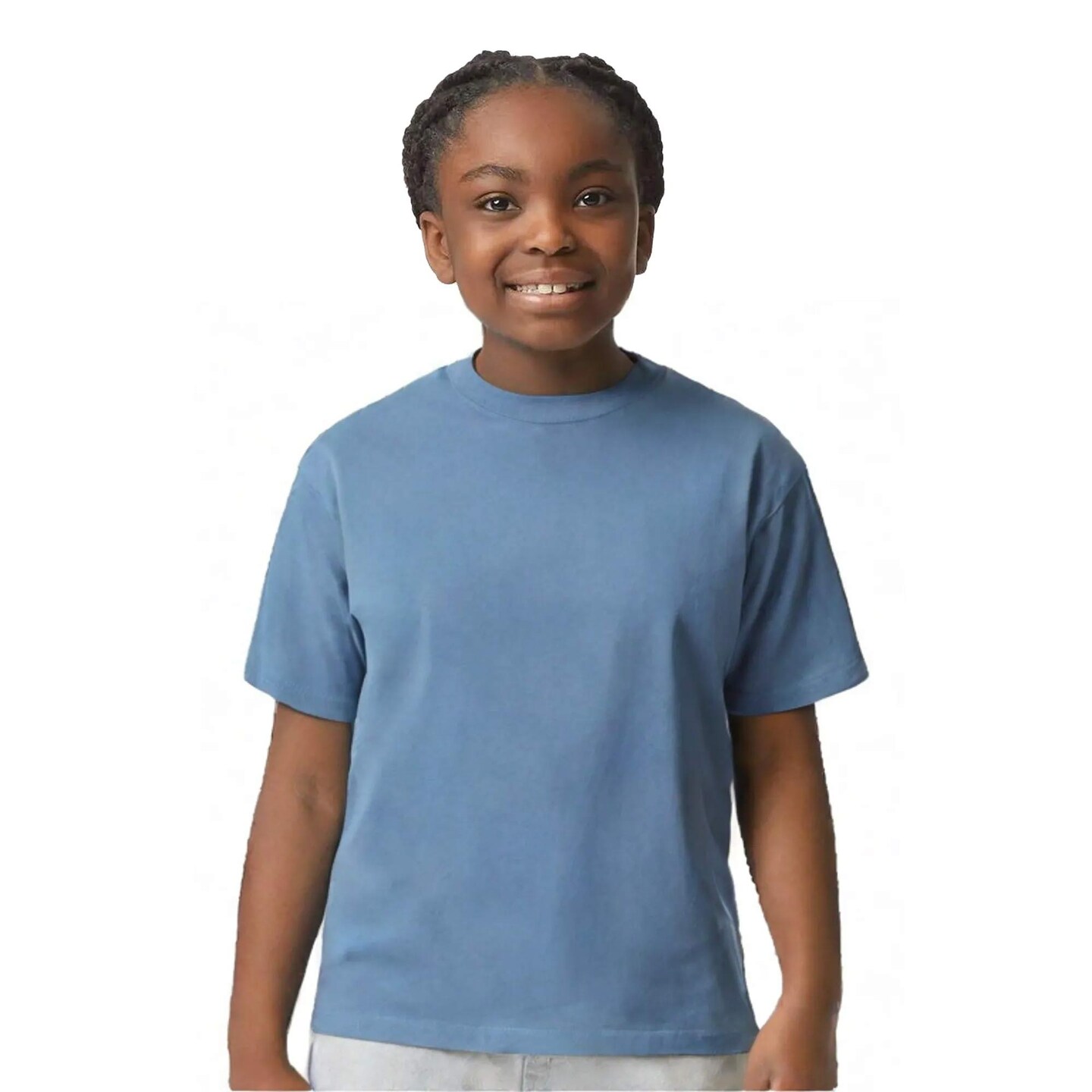 Gildan Ultra Cotton Youth Crewneck Short Sleeve T-Shirt Perfect for School, Sports & Custom Printing Cotton Tee