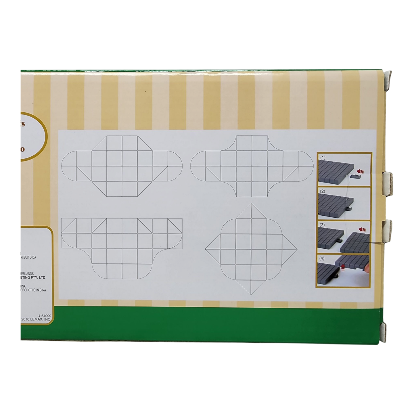 Lemax Complete Plaza Sidewalk - 32 Pieces