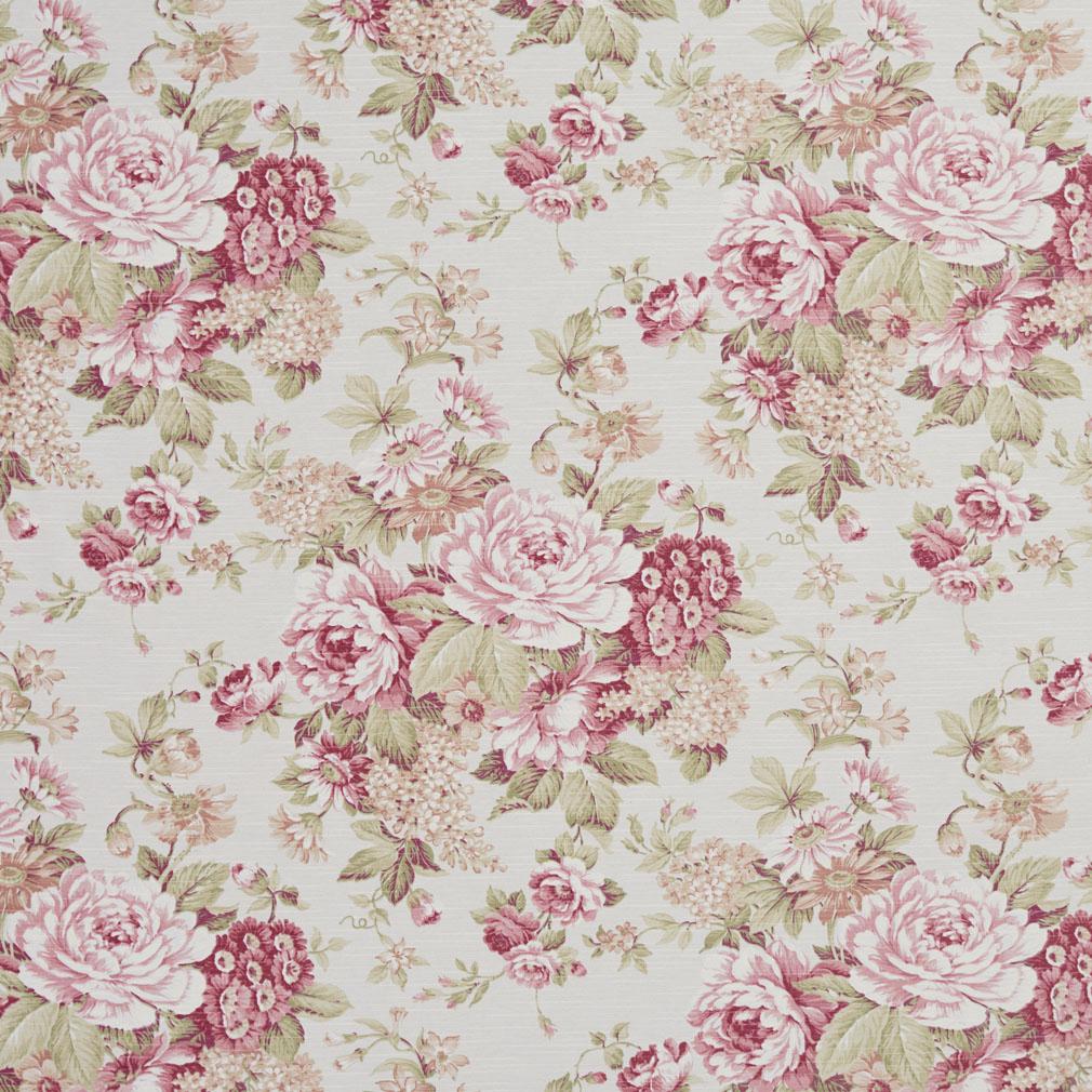 1 Yard Floral Print Heavy Duty Cotton Polyester Upholstery Fabric Stain Resistant Durable 54 Inches Wide