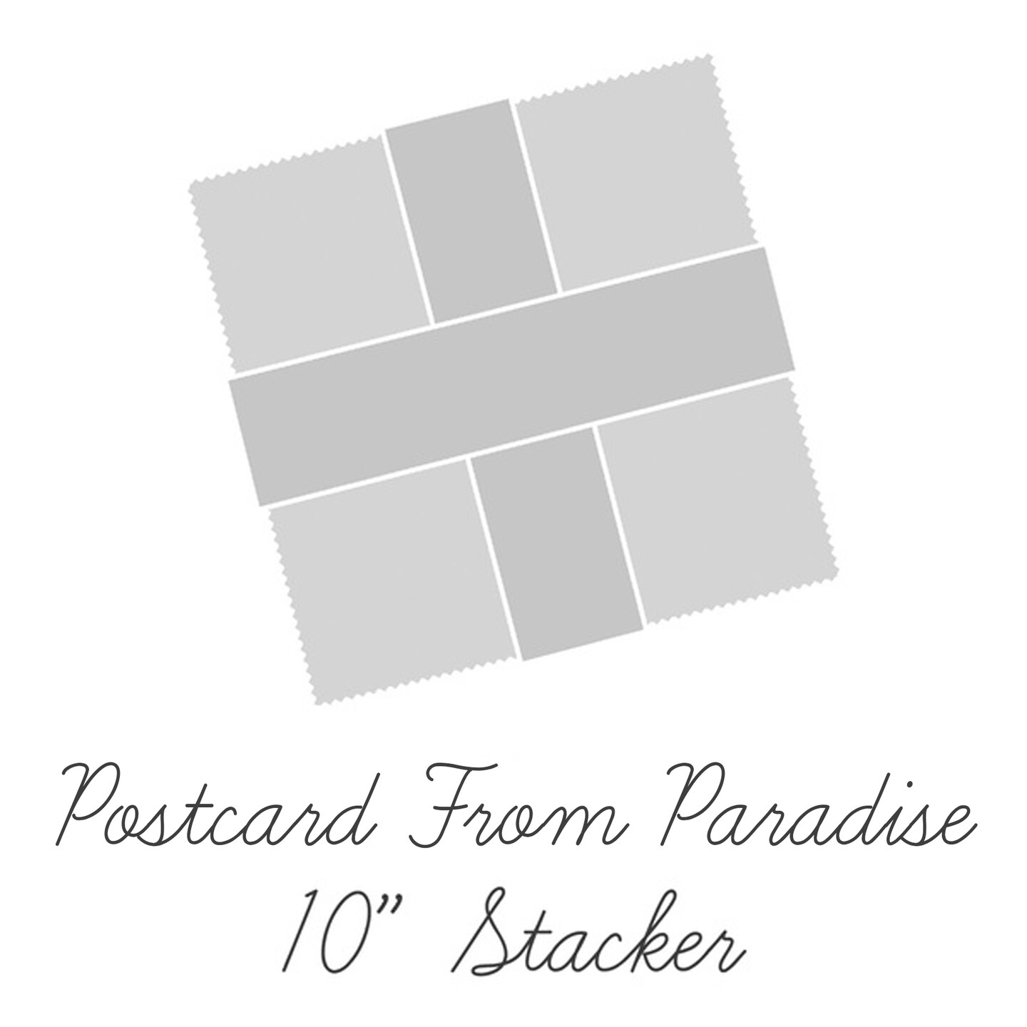 Postcard From Paradise 10" Square Pack (Layer Cake / 10" Stacker) by Liberty Fabrics for Riley Blake (10-LPOSTPAR-42)