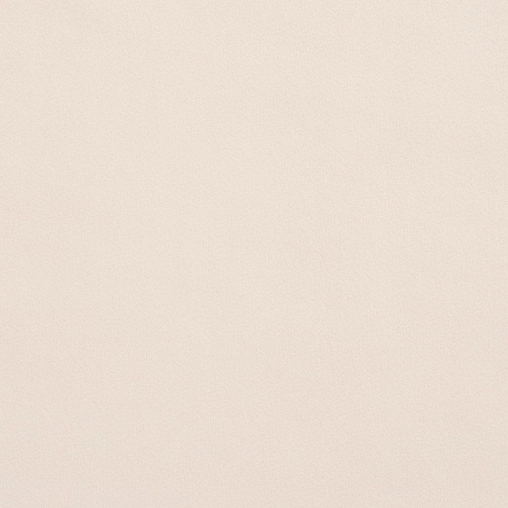 White Velvet Upholstery Fabric by The Yard - SKU: Rocky Ivory