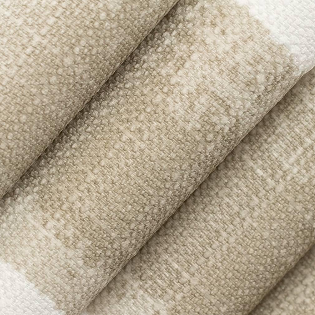 Natural Stain Resistant Performance Pet Friendly Stripe Print Upholstery Fabric by The Yard - SKU: Michaela Dove