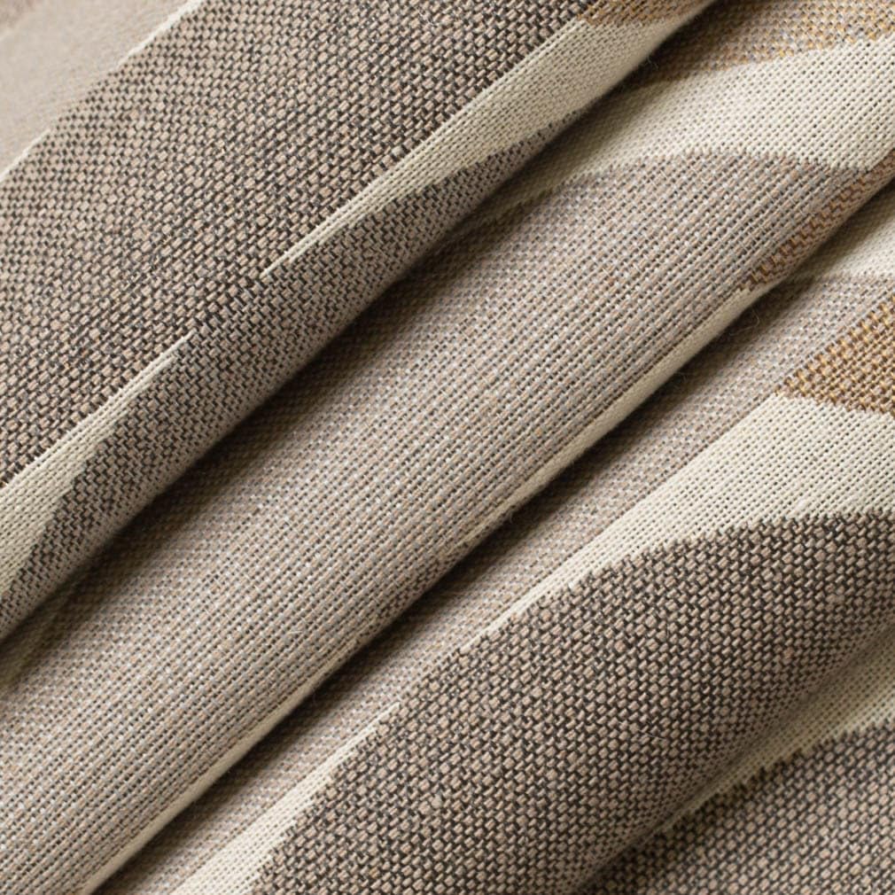 Natural Made in America Abstract Woven Pattern Upholstery Fabric by The Yard - SKU: Mayer Driftwood