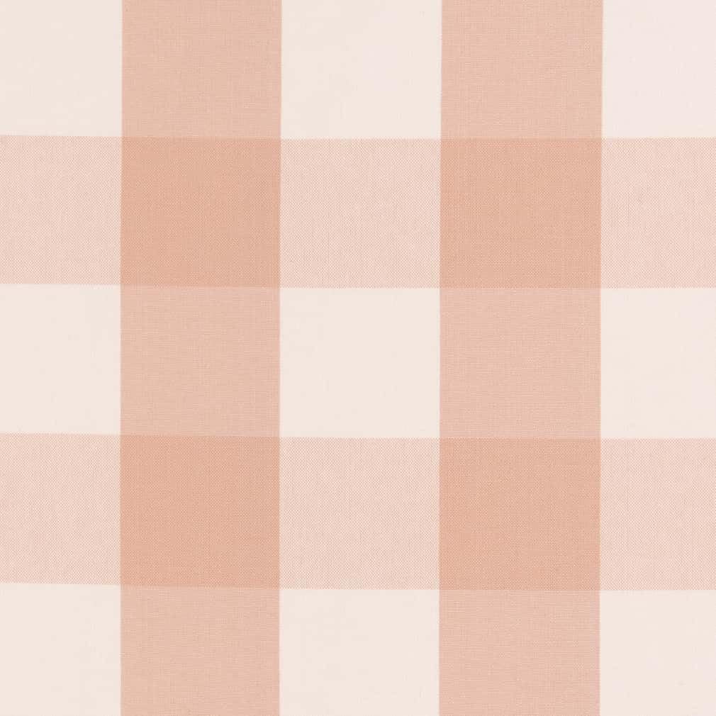 Pink Coral Check Plaid Woven Pattern Upholstery Fabric by The Yard - SKU: Briar Primrose