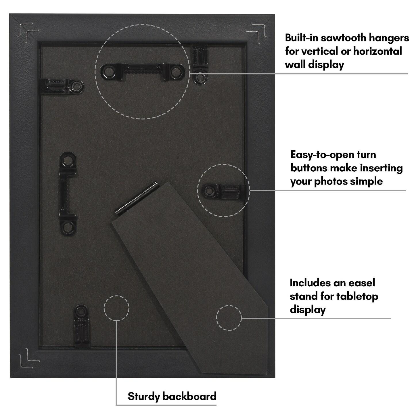 Americanflat Vintage Frames - Picture Frame with Beaded Accents - Antique Frames for Tabletop and Wall Display - Ornate Frame