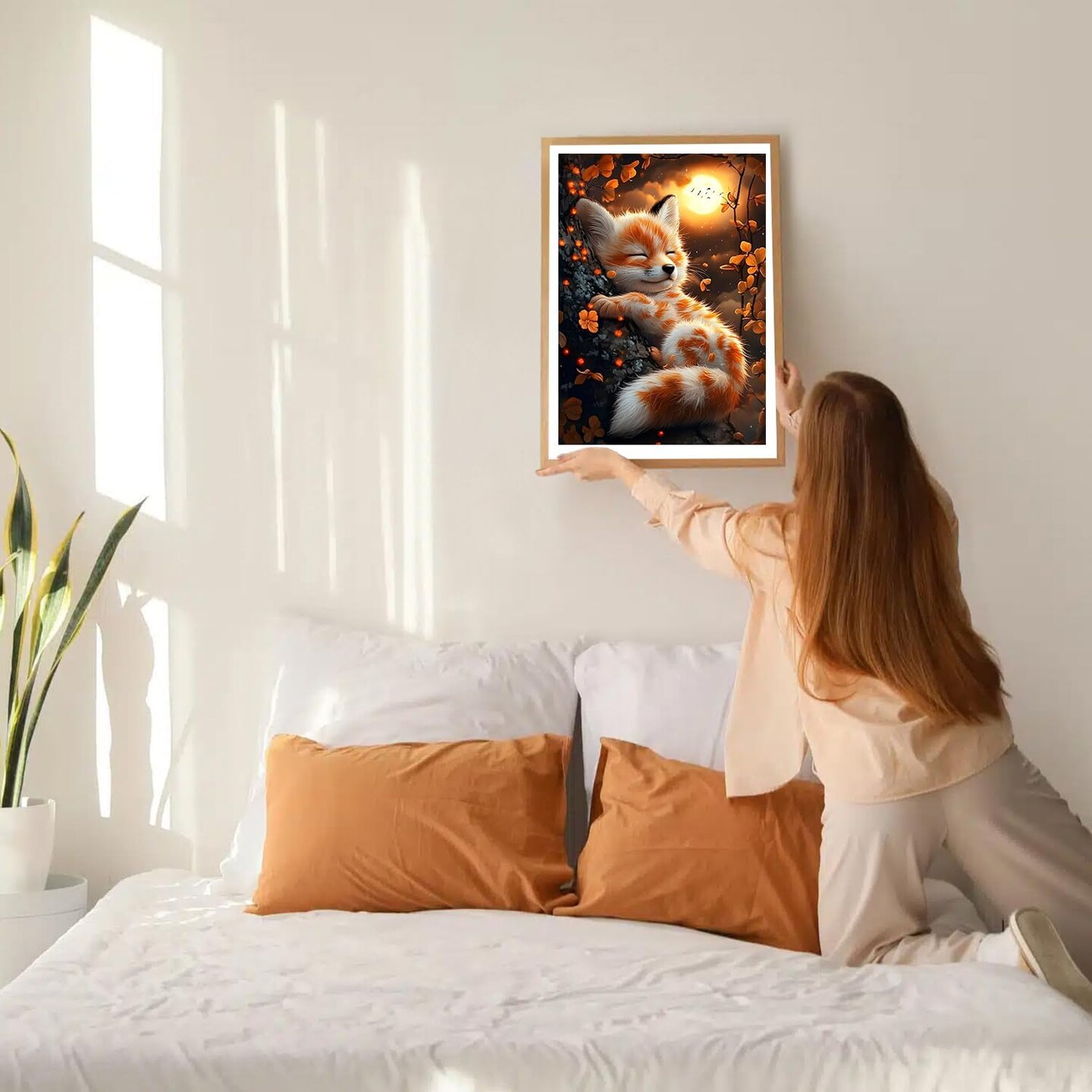 DIY 5D Cute Fox Diamond Painting Kits for Adults (UCGD368) 11.81 x 7.87 x 0.39 inches