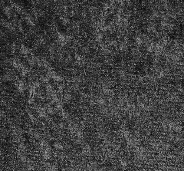 1 Yard Charcoal Crushed Panne Velour Apparel Fabric 100% Polyester 58/60” Wide