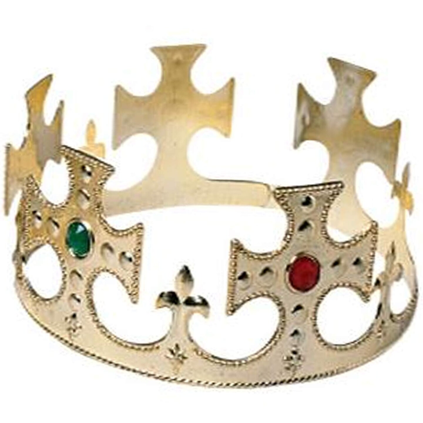 King Gold Crown with Plastic Jewels