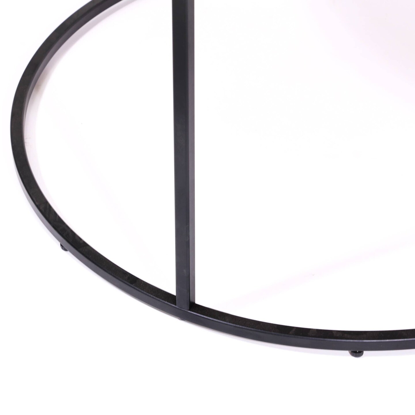 Cosimo Round End Table &#x2013; Elegant Accent Table for Living Room D&#xE9;cor-21.65X21.65X21.65&#x22;