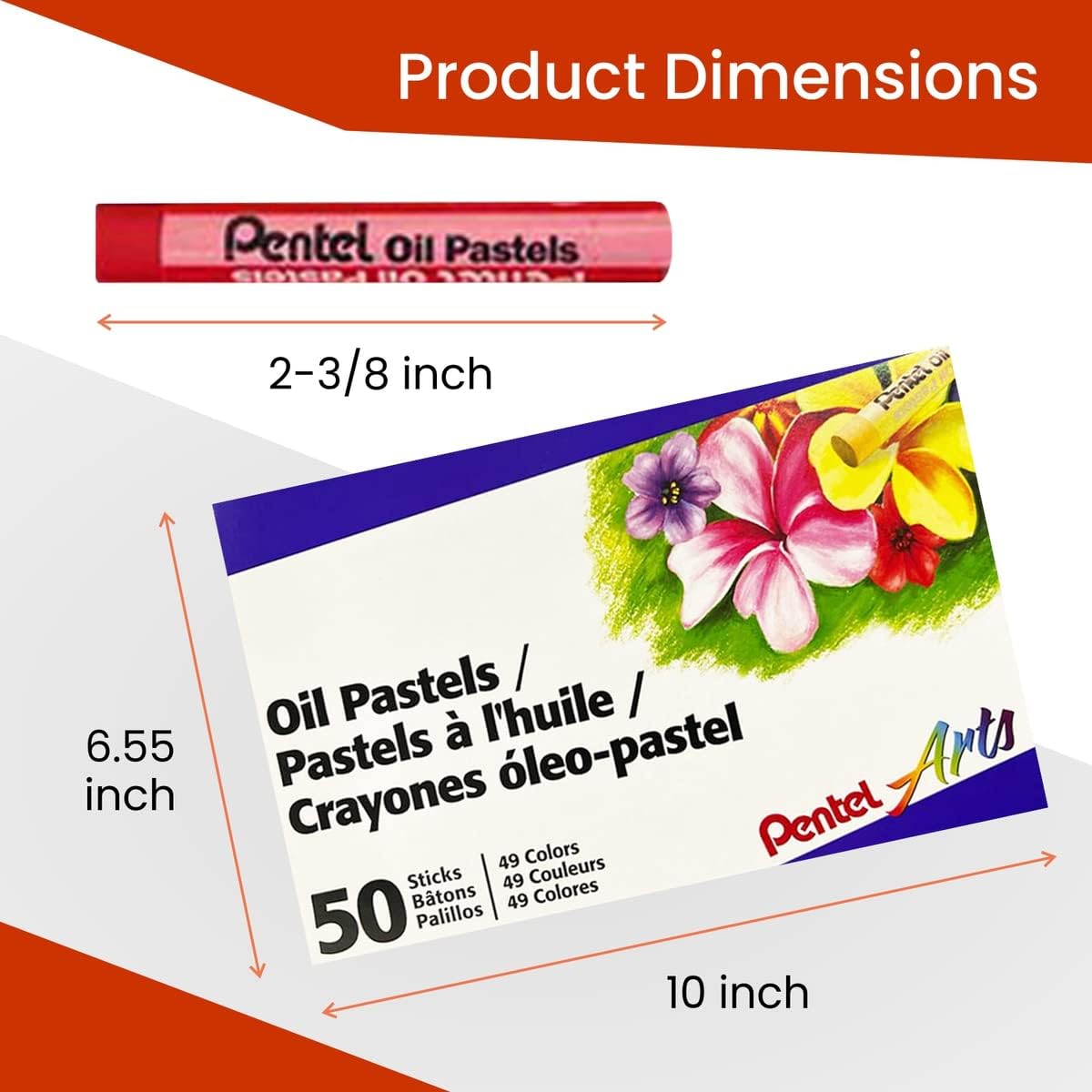 Oil Pastels 50 Colors Soft oil Pastels, Oil Pastels for Artists and Kids, Oil Crayons and Oil Pastel Paper Pad 9&#x22;x12&#x22; Spiral Bound 30 Sheets, Oil Pastels Art Supplies