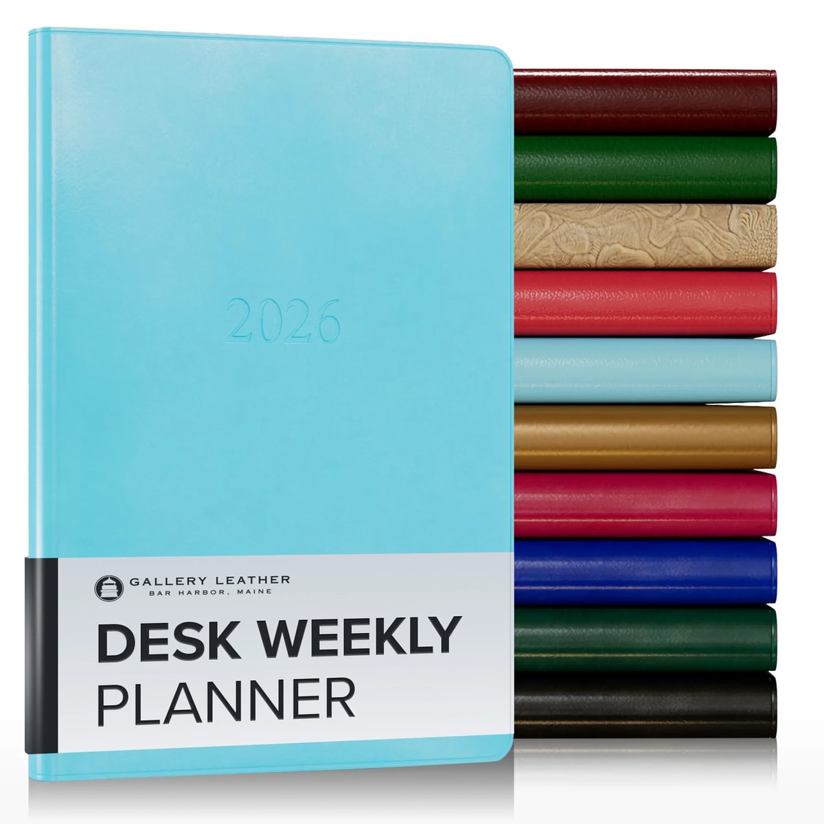 Gallery Leather Desk Weekly Planner 2026 Elegantly Bound Calendar Gallery leather desk weekly planner 2026 elegantly bound calendar
