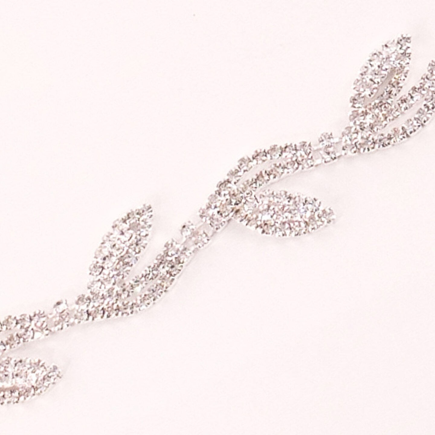 5/8" Crystal Rhinestone Fashion Chain Trim 1 Yard Decorative Trim