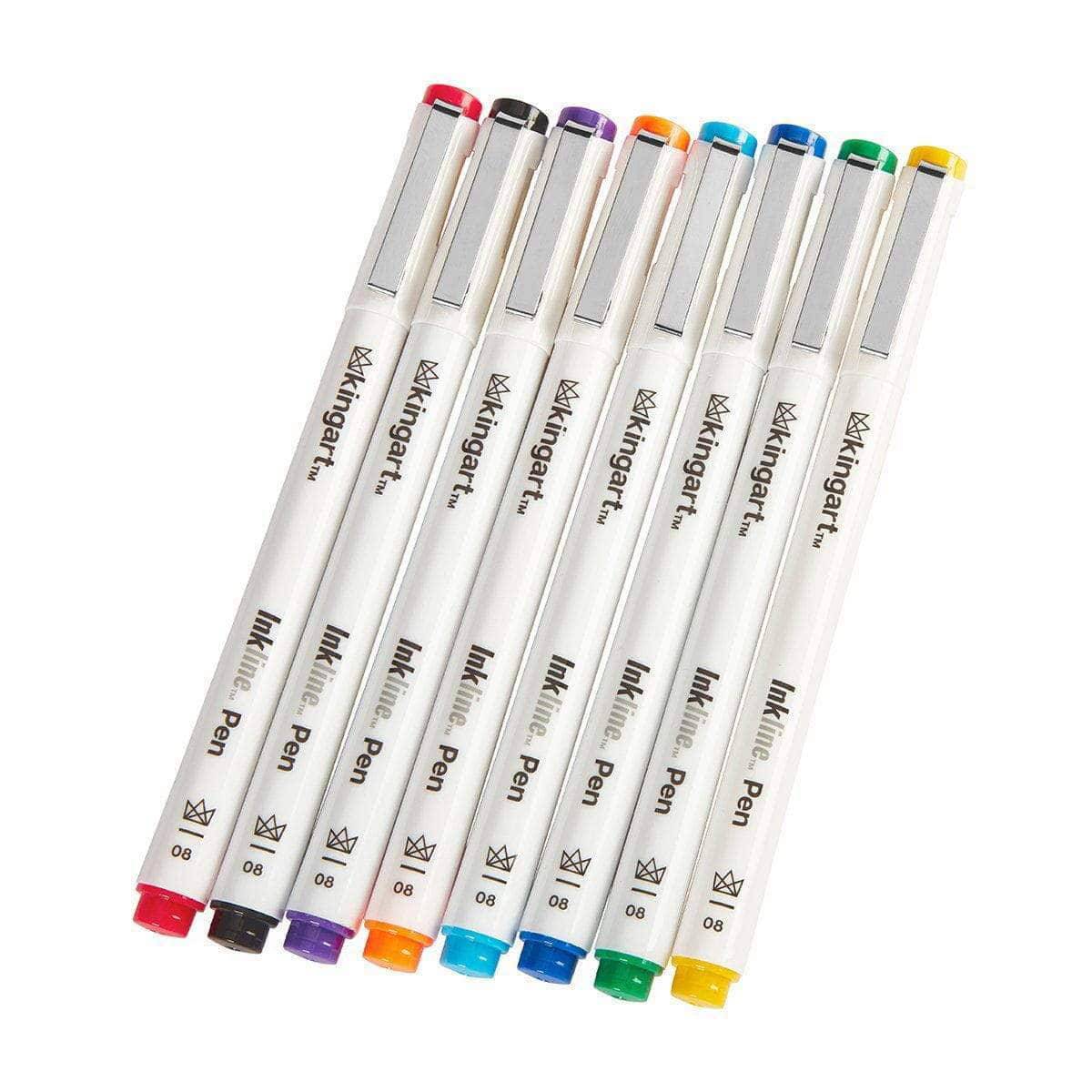 PRO Inkline&#x2122; Fine Line Pens, 8 Colors, Size 8