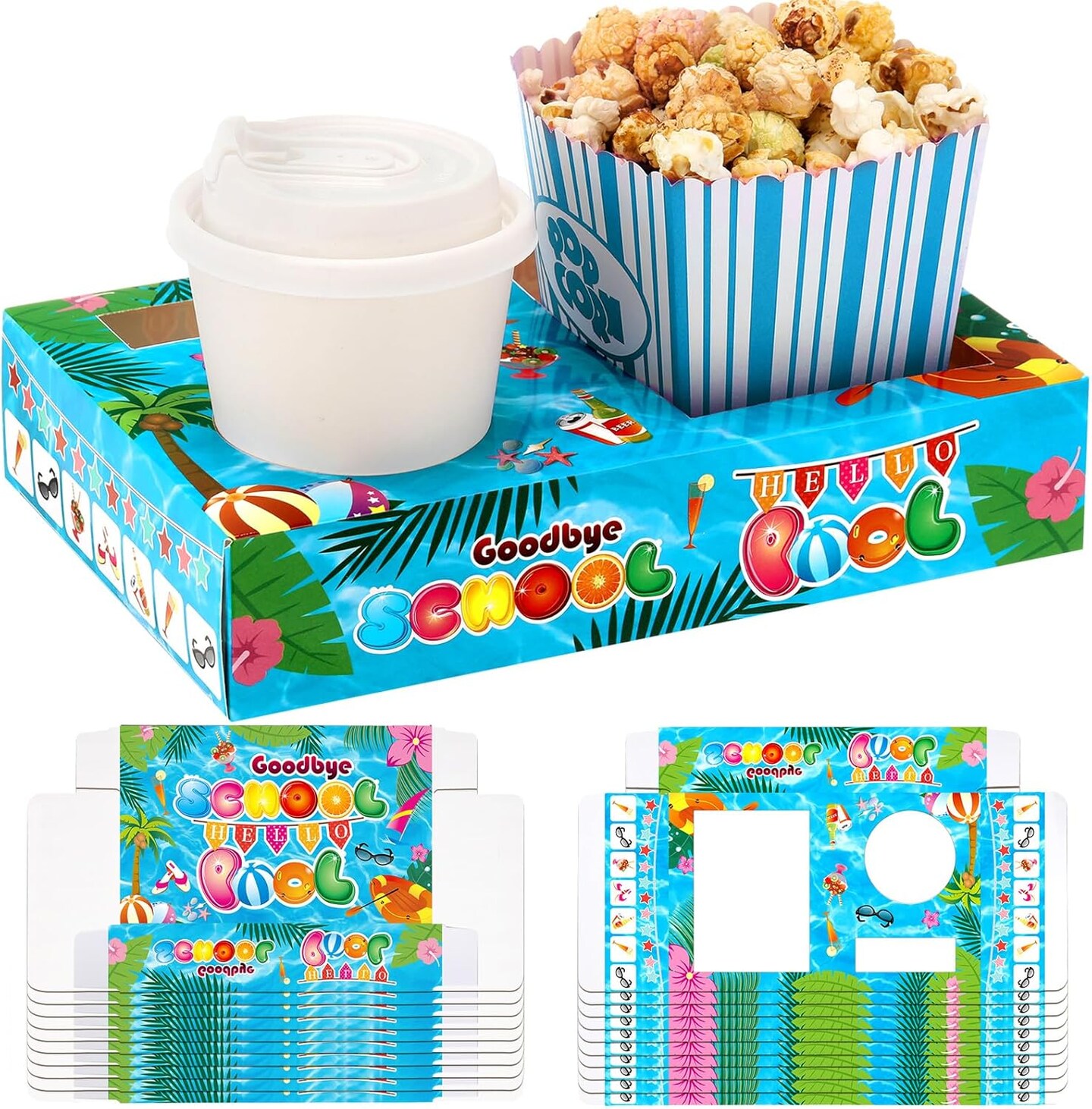 20 Pcs Goodbye School Hello Summer Party Supplies 2025