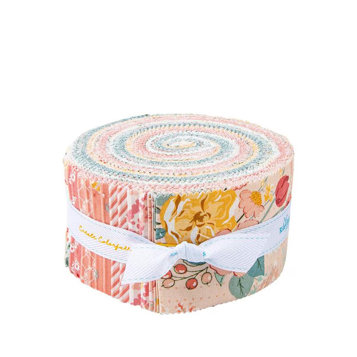 New Beginnings 2.5&#x22; Strip Roll (Jelly Roll / Rolie Polie) by Sandy Gervais for Riley Blake (RP-15750-40)