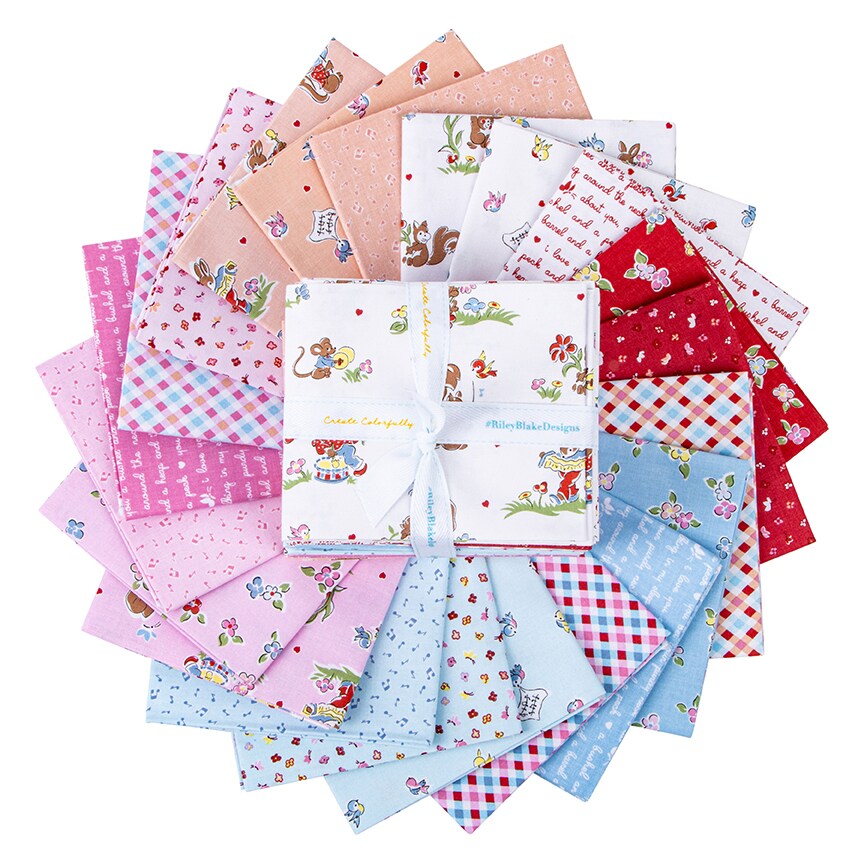 Love Notes Fat Quarter Bundle by Lindsay Wilkes for Riley Blake (FQ-16380-21)