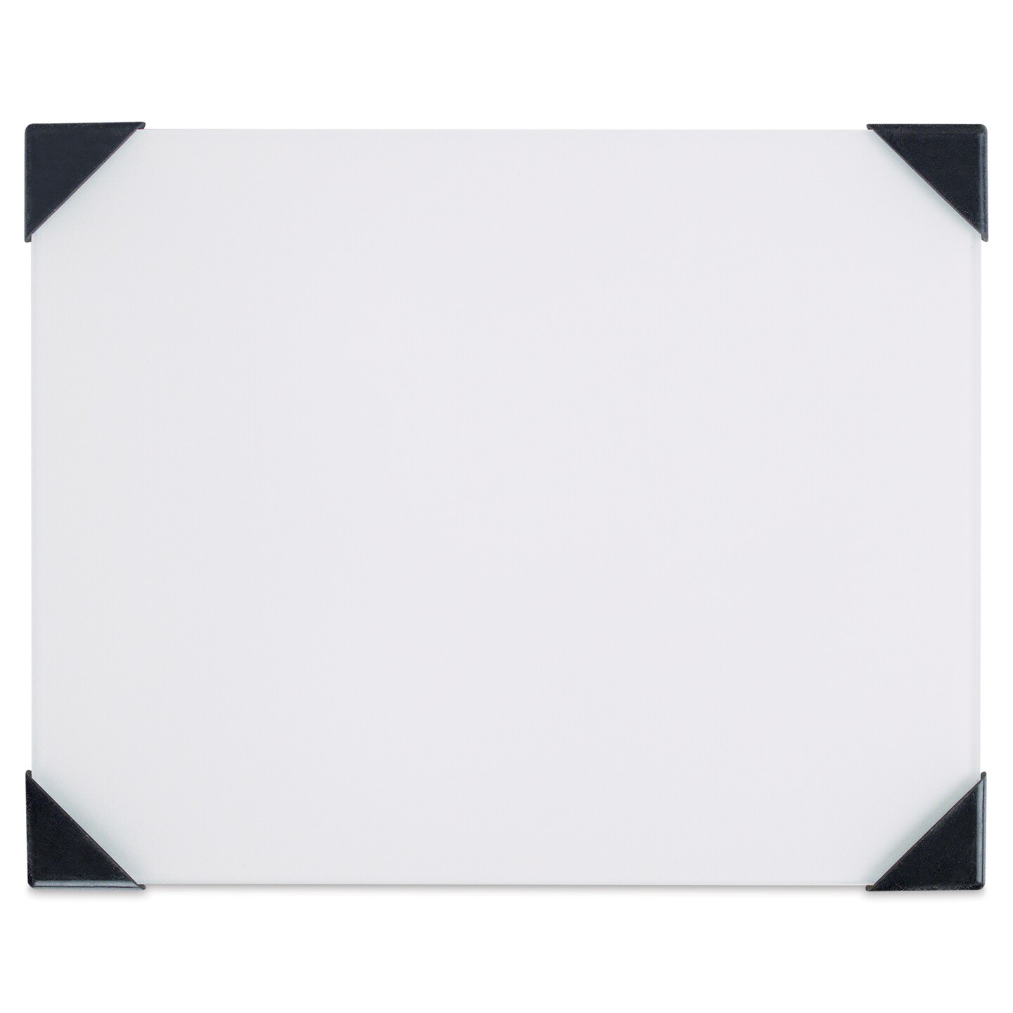 New Wave Posh Glass Tabletop Palette - White, 6.75&#x22; x 8.4&#x22;