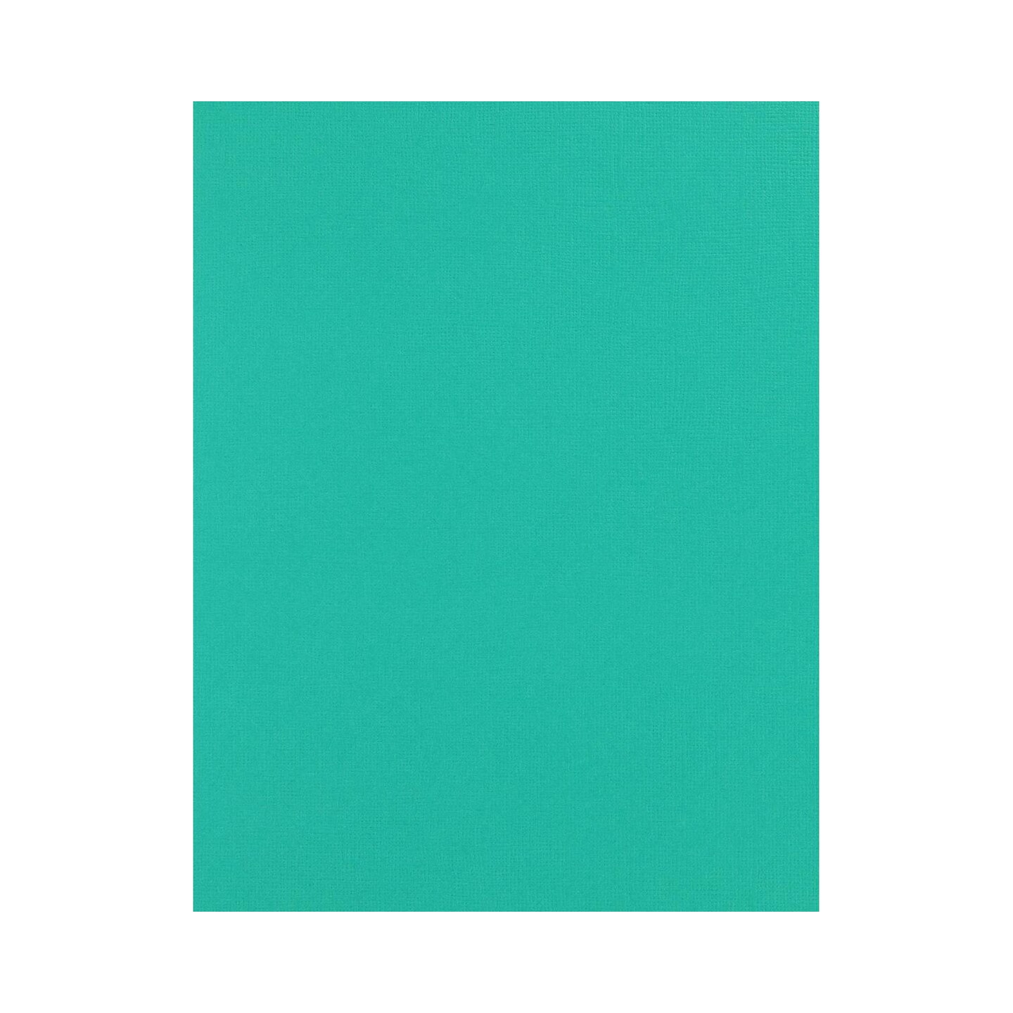 PA Paper Accents Textured Cardstock 8.5" x 11" Aqua, 73lb colored cardstock paper for card making, scrapbooking, printing, quilling and crafts, 1000 piece box