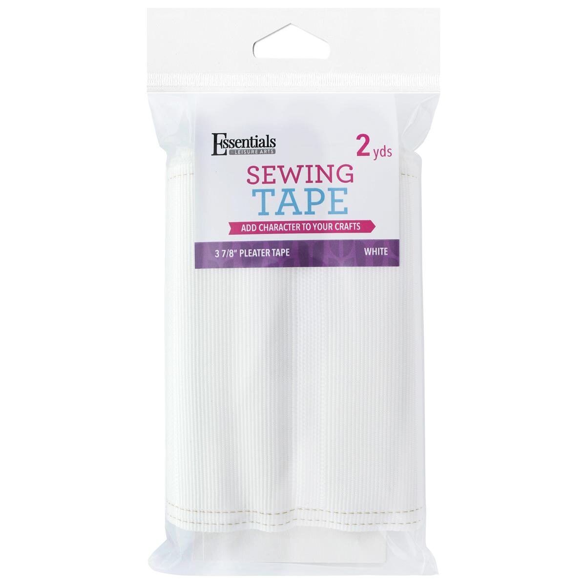 Essentials By Leisure Arts Arts Pleater Tape 3 7/8"x2yd White