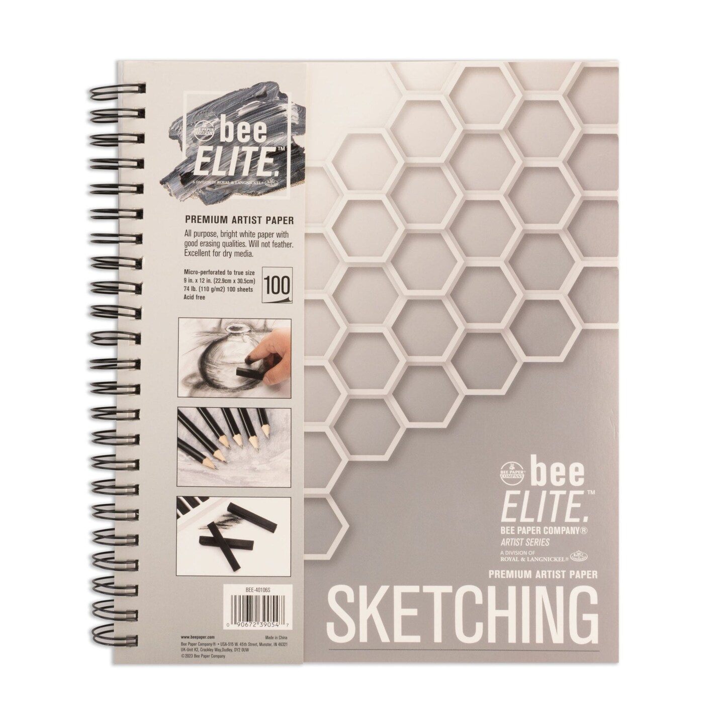 BEE-40106S | Bee Elite&#x2122; Sketching Artist Pad 9&#x22; x 12&#x22;