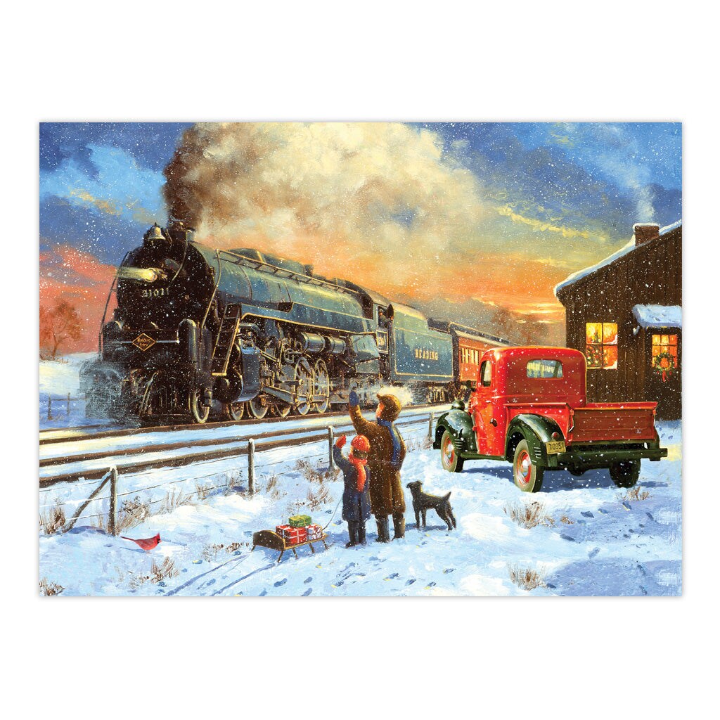 PAL40 | Painting by numbers&#x2122; 13pc 11.25&#x22; x 13.375&#x22; Home for Christmas Painting Project