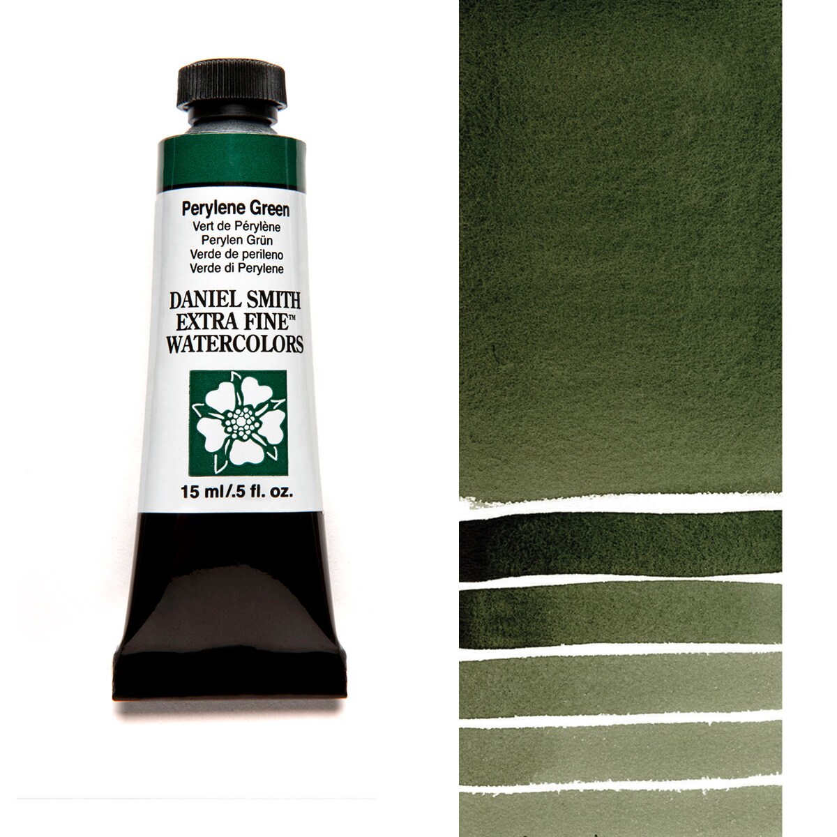 Daniel Smith Extra Fine Watercolors - Perylene Green, 5 ml Tube