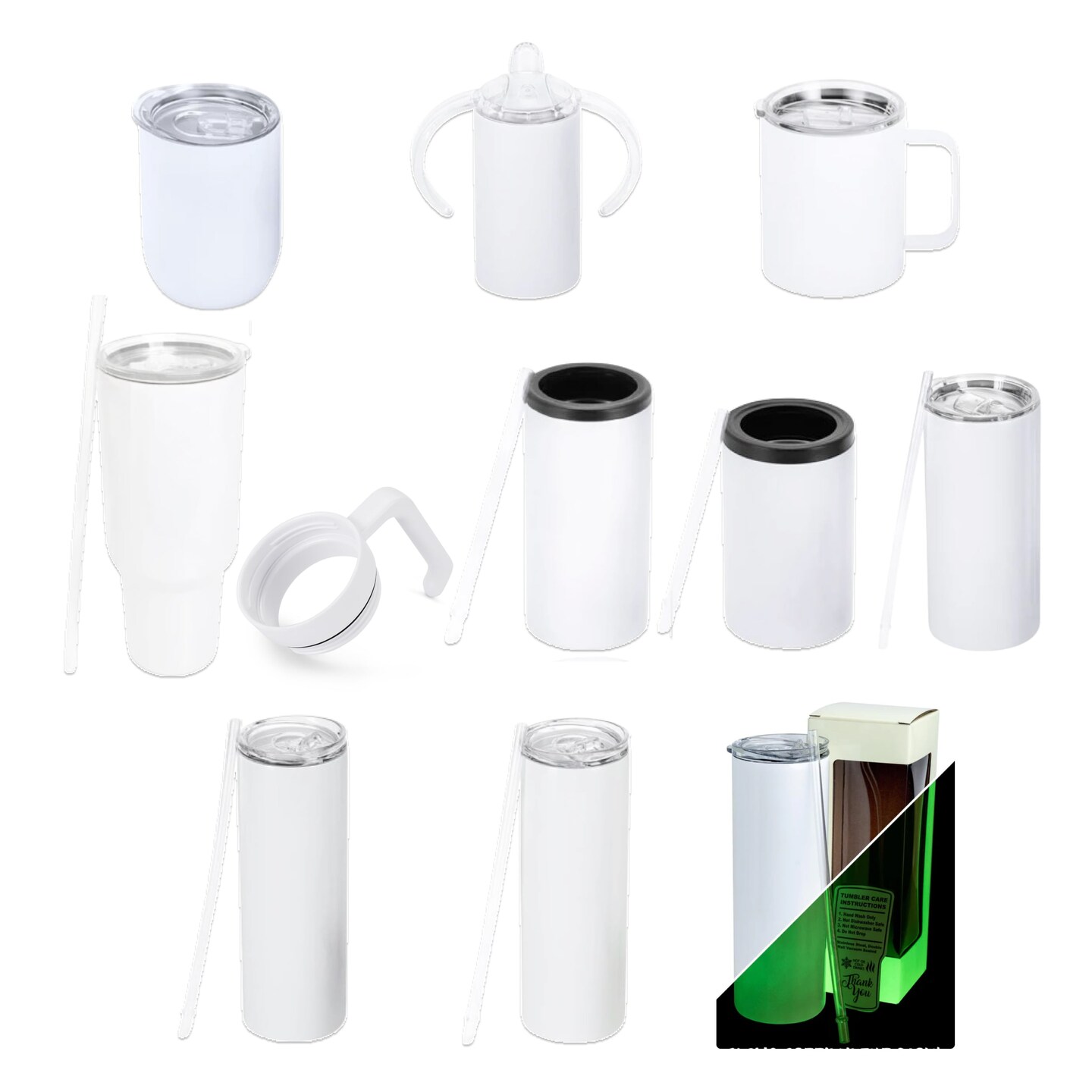Sublimation Tumbler - 10 Pack
