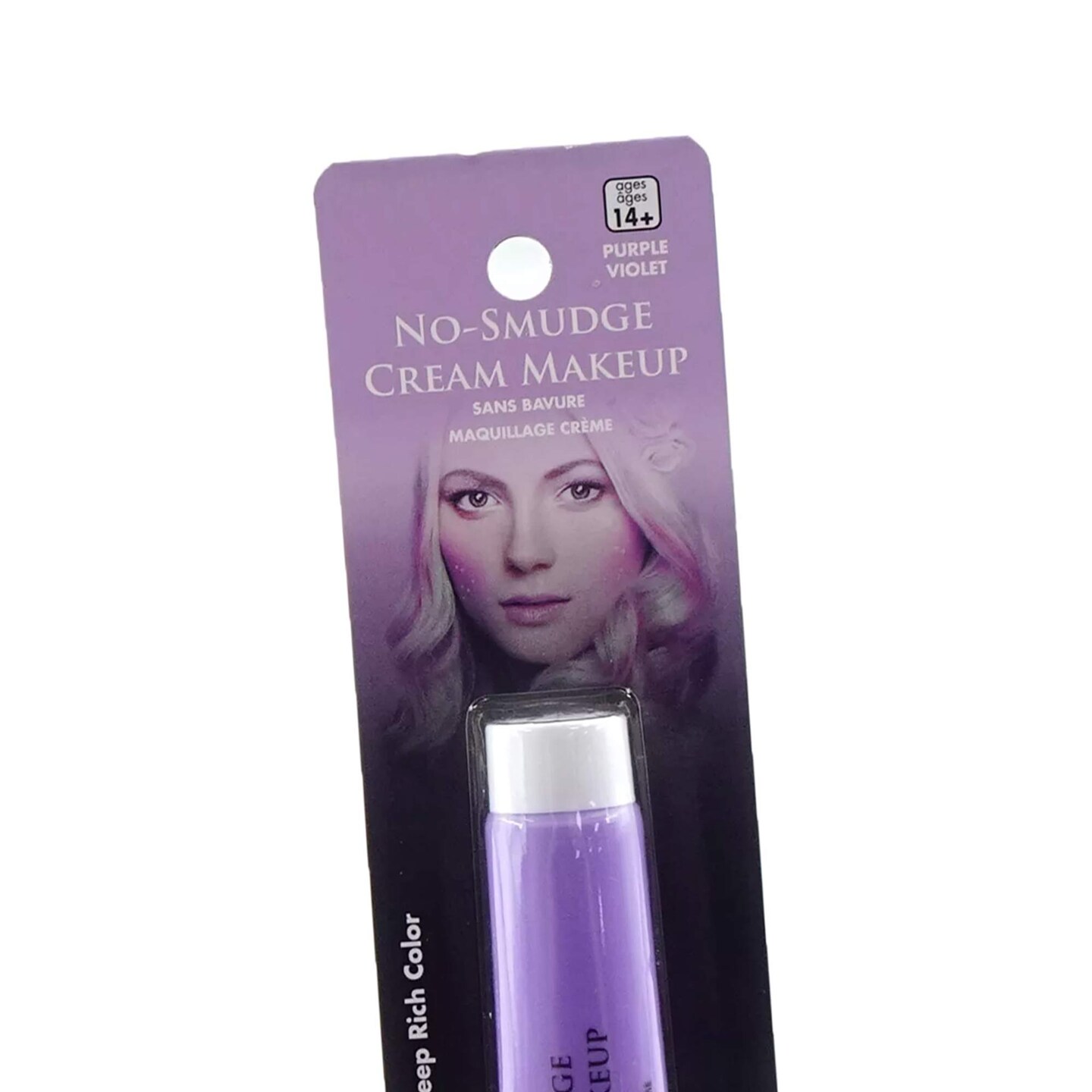 No-Smudge Lavender Cream Makeup Long-Lasting, Smooth 1 oz Face & Body Paint