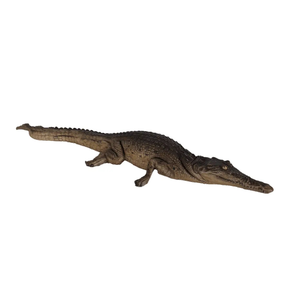 Resting Crocodile Life Size Statue