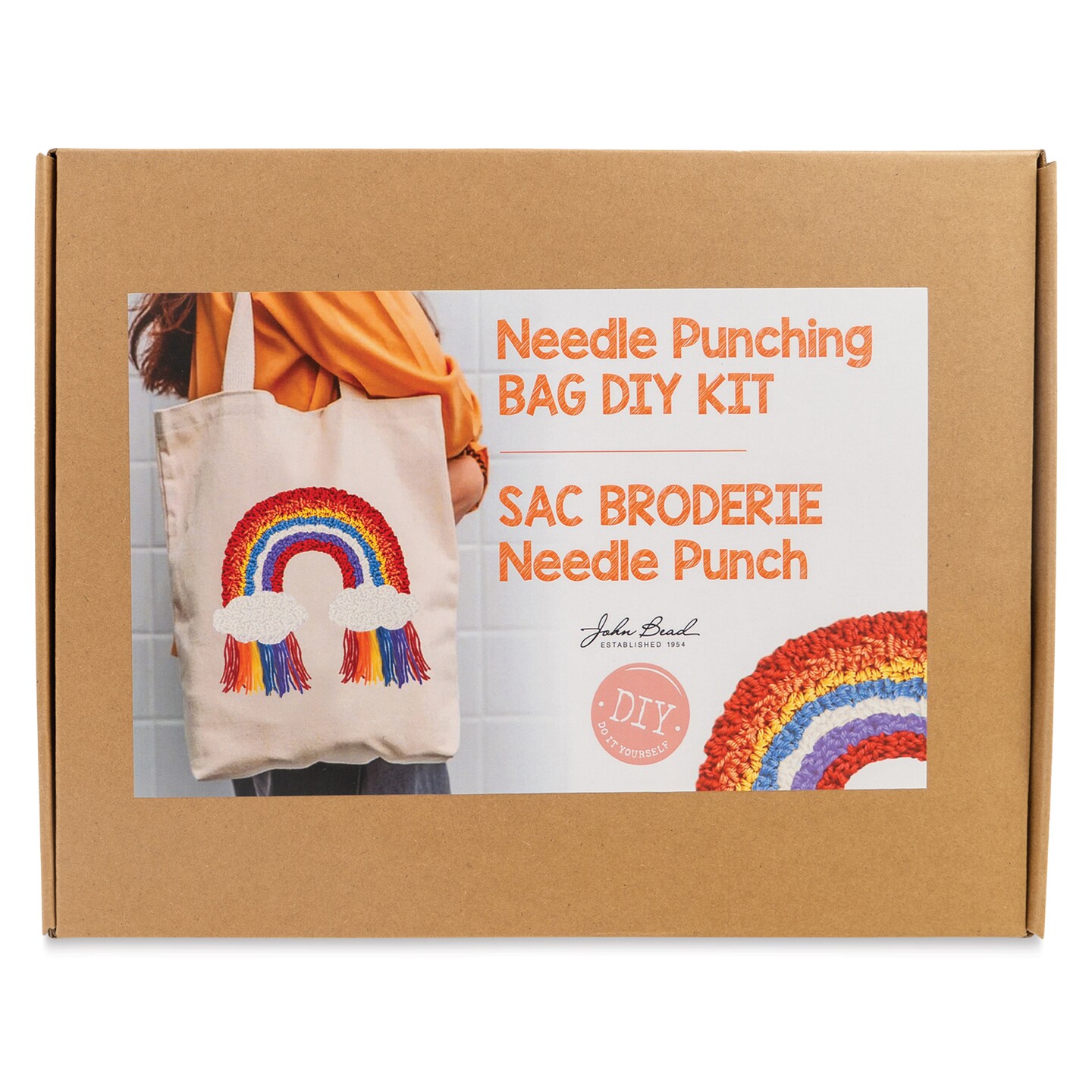 John Bead Needle Punching Tote Bag DIY Kit