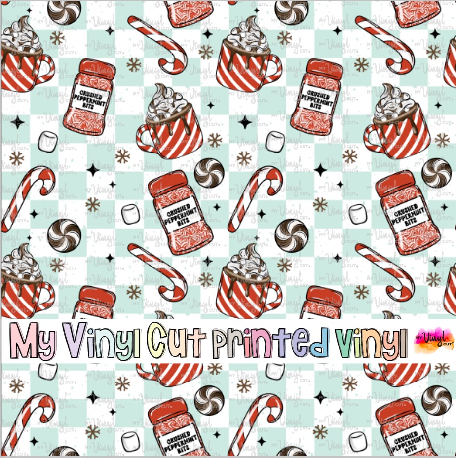 Craft Vinyl 12 x 12 inch Sheet of Printed Vinyl or HTV in the ...