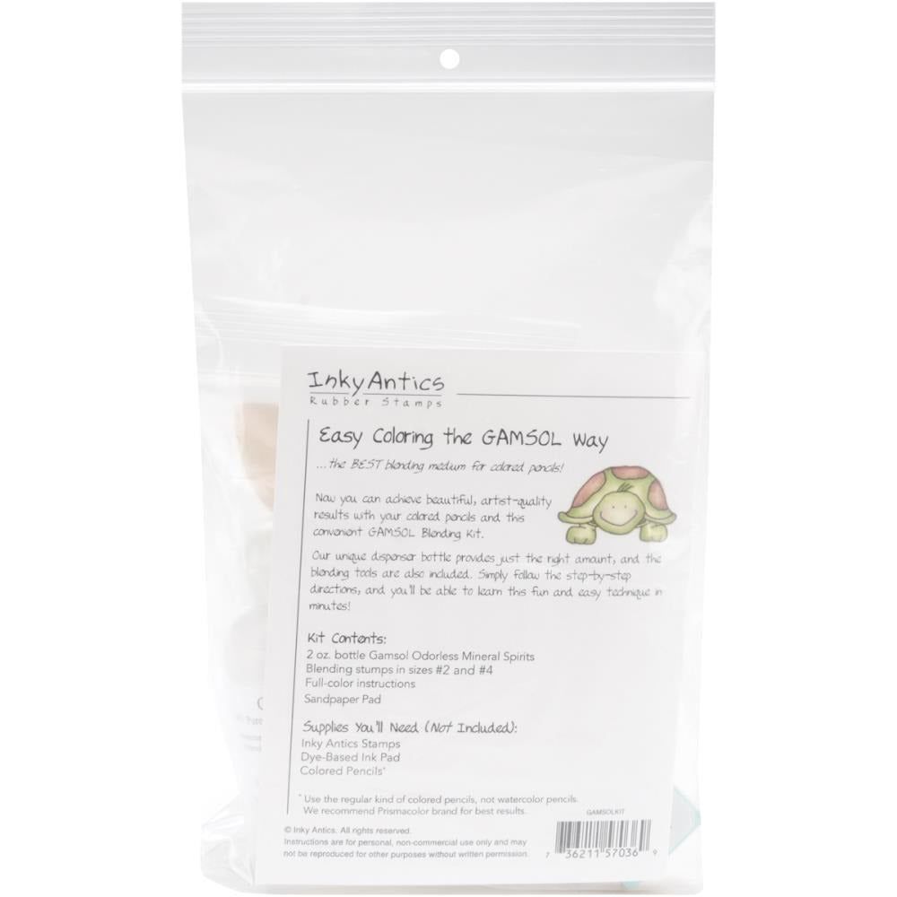 Gamsol Odorless Mineral Spirits Kit for Blending Colored Pencils