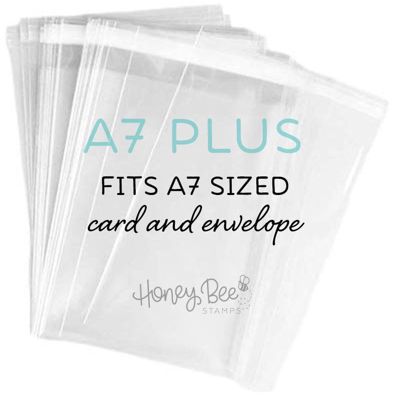 5&#x22; x 7&#x22; Crystal Clear Cello Bags 100 Pk - A7+ Fits A7 Card and Envelope 5 7/16&#x22; x 7 1/4&#x22;