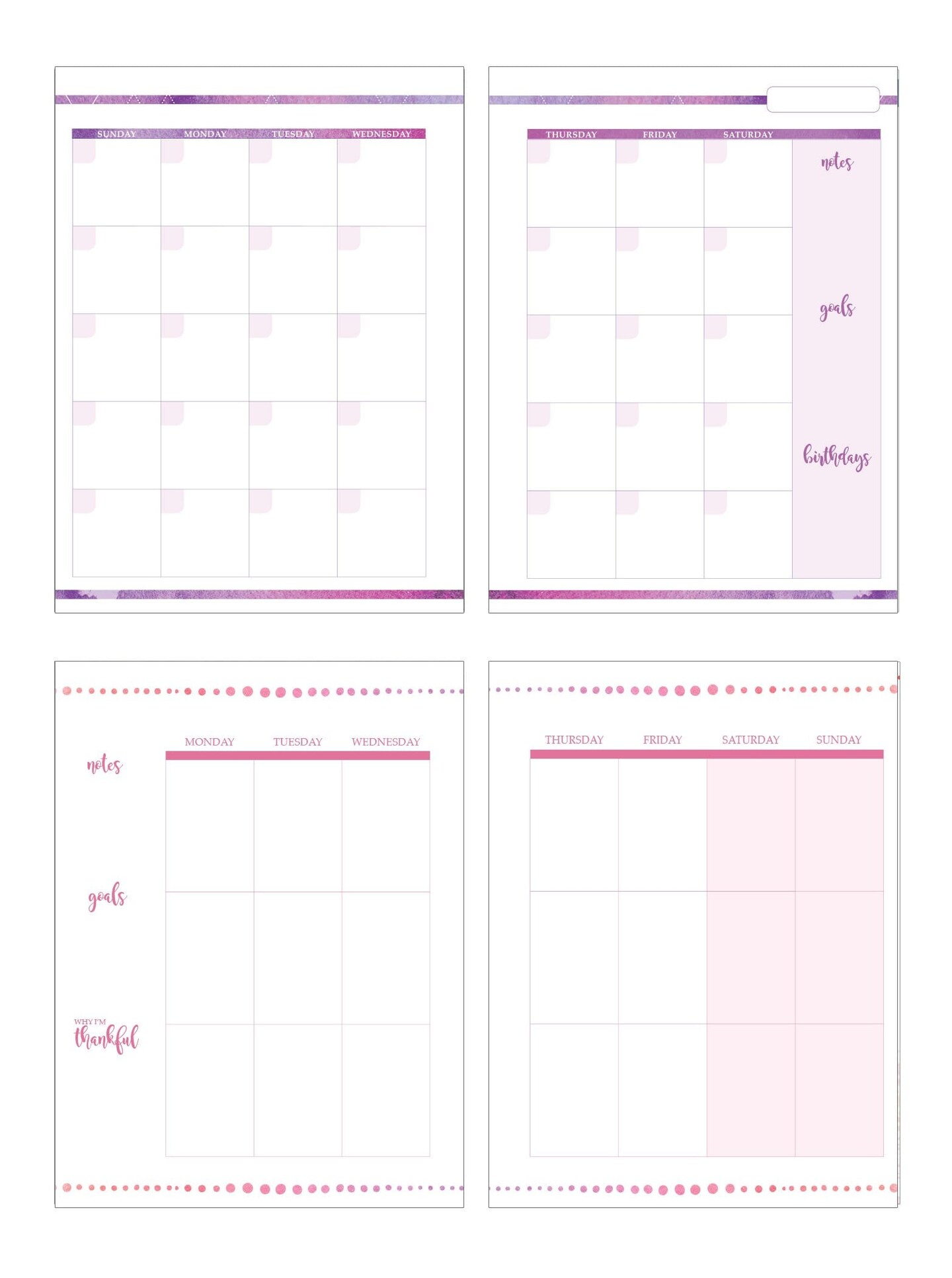 Weekly Planner - Undated Make This Moment Count 12-Month