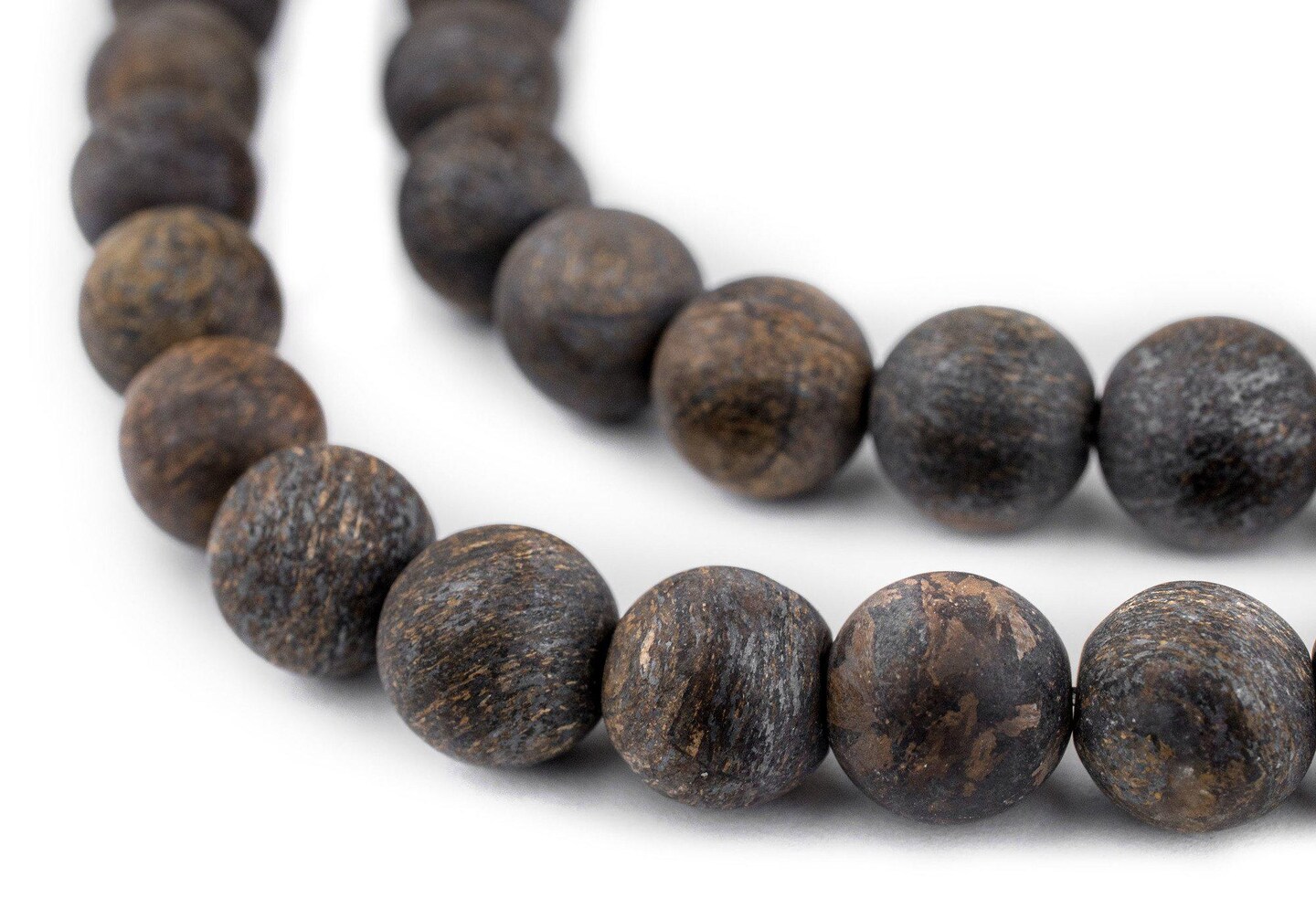 The Bead Chest Matte Round Bronzite Beads (10mm): Organic Gemstone Round Spherical Energy Stone Healing Power Crystal for Jewelry Bracelet Mala Necklace Making