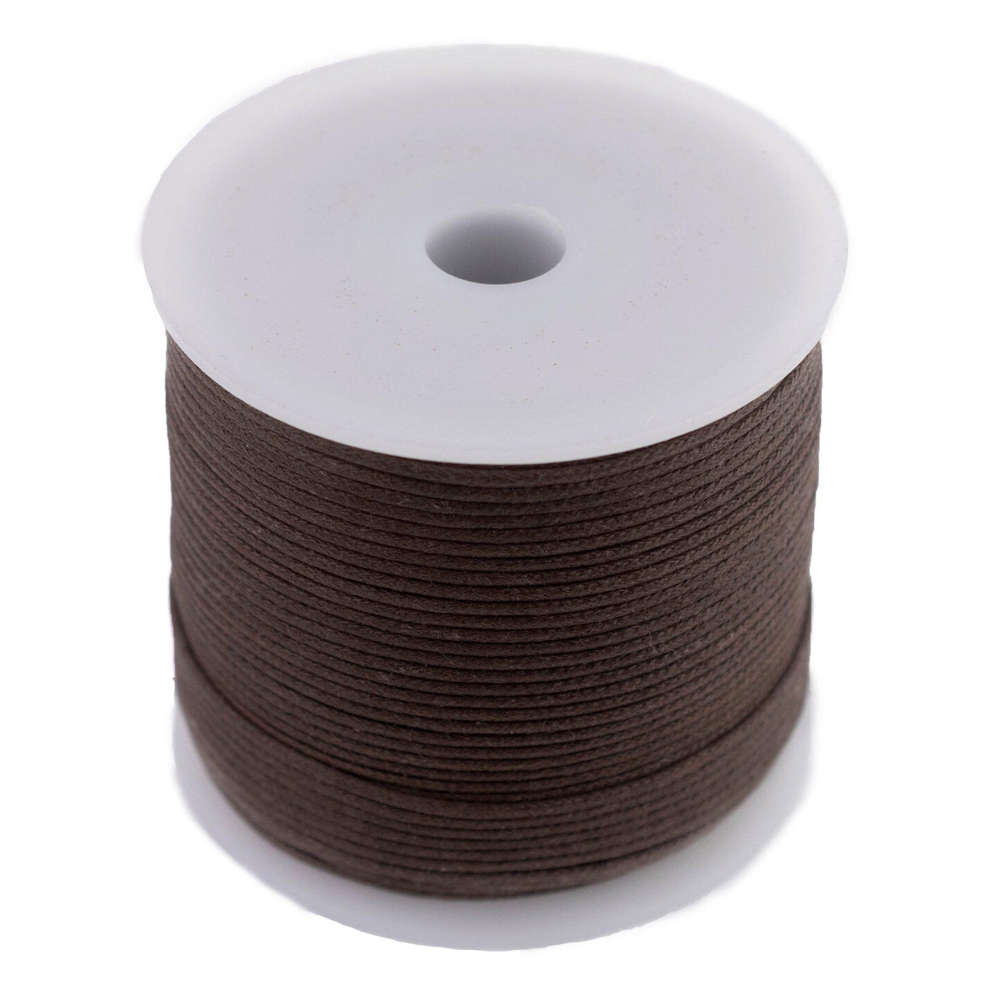 The Bead Chest 1.5mm Coffee Brown Waxed Cotton Cord (300ft)