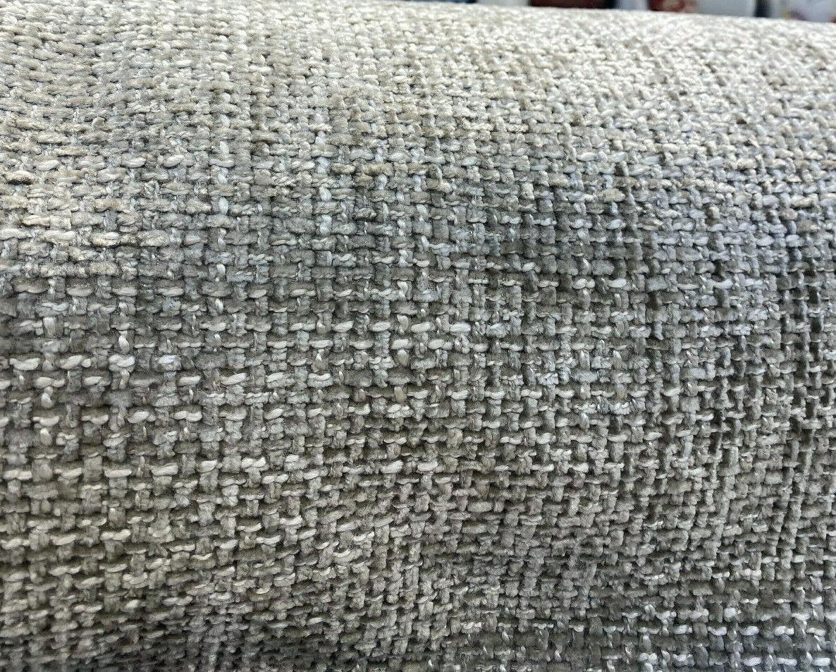1 Yard Mont Clair Beige Clay Taupe Tweed Chenille Upholstery Fabric 56 Inch Width 100% Polyester