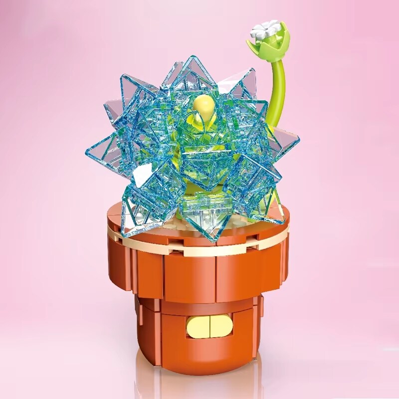 Plant Building Brick Kit - Yulu by Wizardi F07N11-25-15(113)