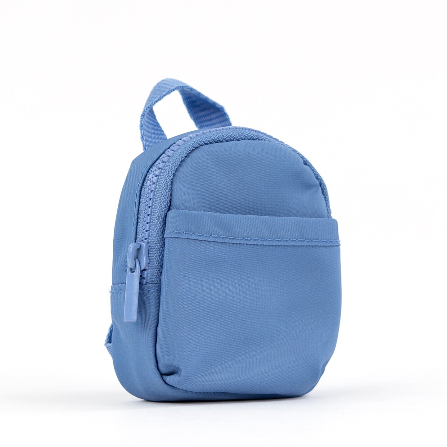 packlab Micro Nano Backpack Keychain - Blue Mini Backpack Coin Purse for Cards, Lip Balm & Essentials