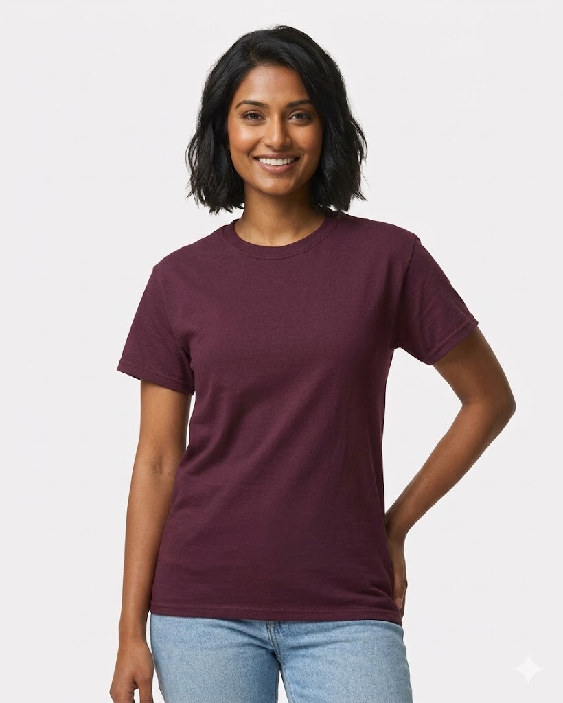 12 Pack: Gildan® Ultra Cotton Short Sleeve Crewneck T-Shirt 100% US Cotton for Custom Event Printing & DIY Blank Tee