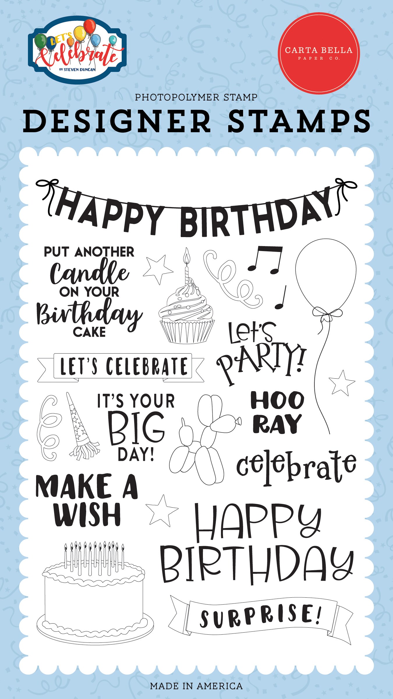 Let’s Celebrate: Birthday Surprise Stamp Set | Michaels