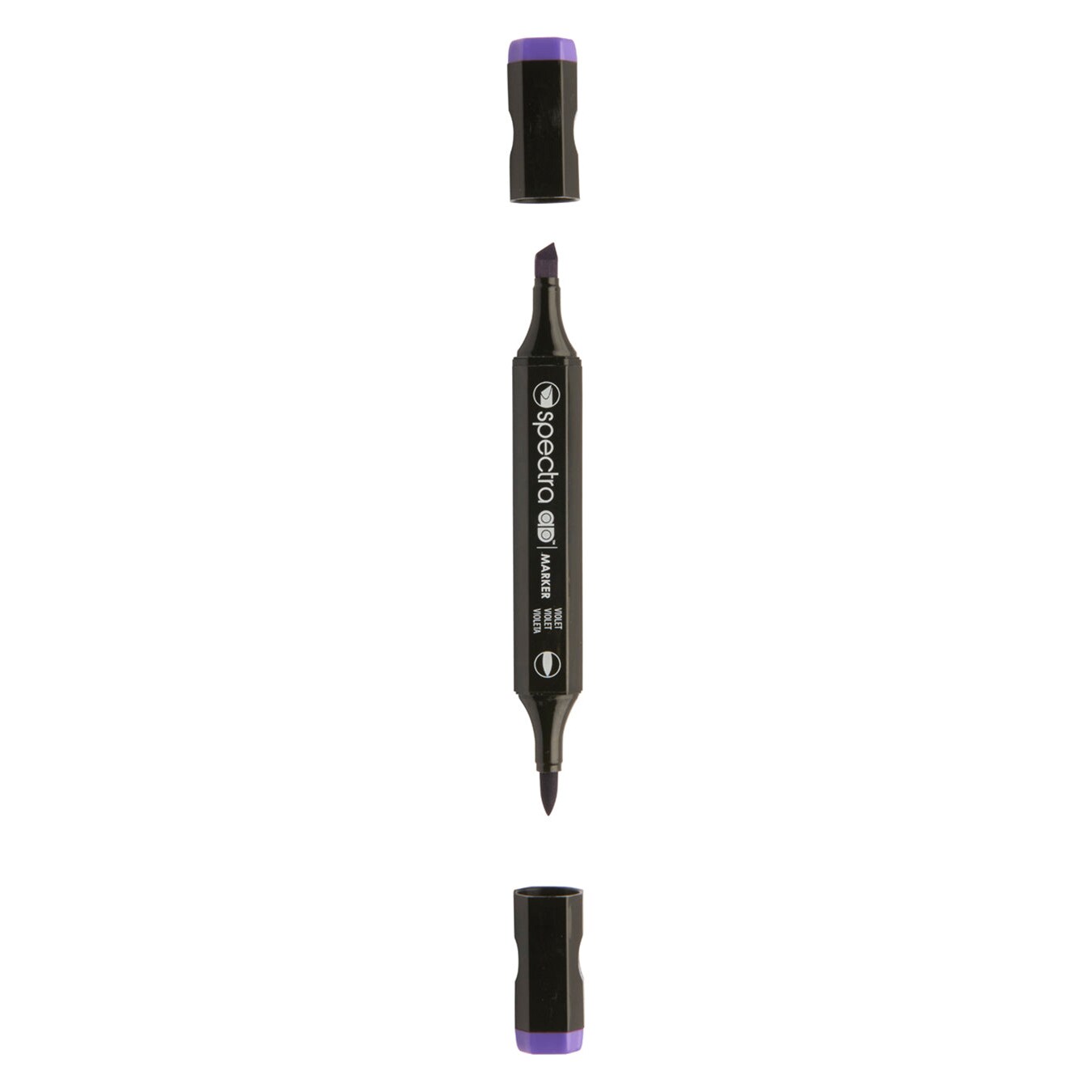 Spectra AD Marker, Tri-Nib & Brush Dual-Tip, Violet Color Family