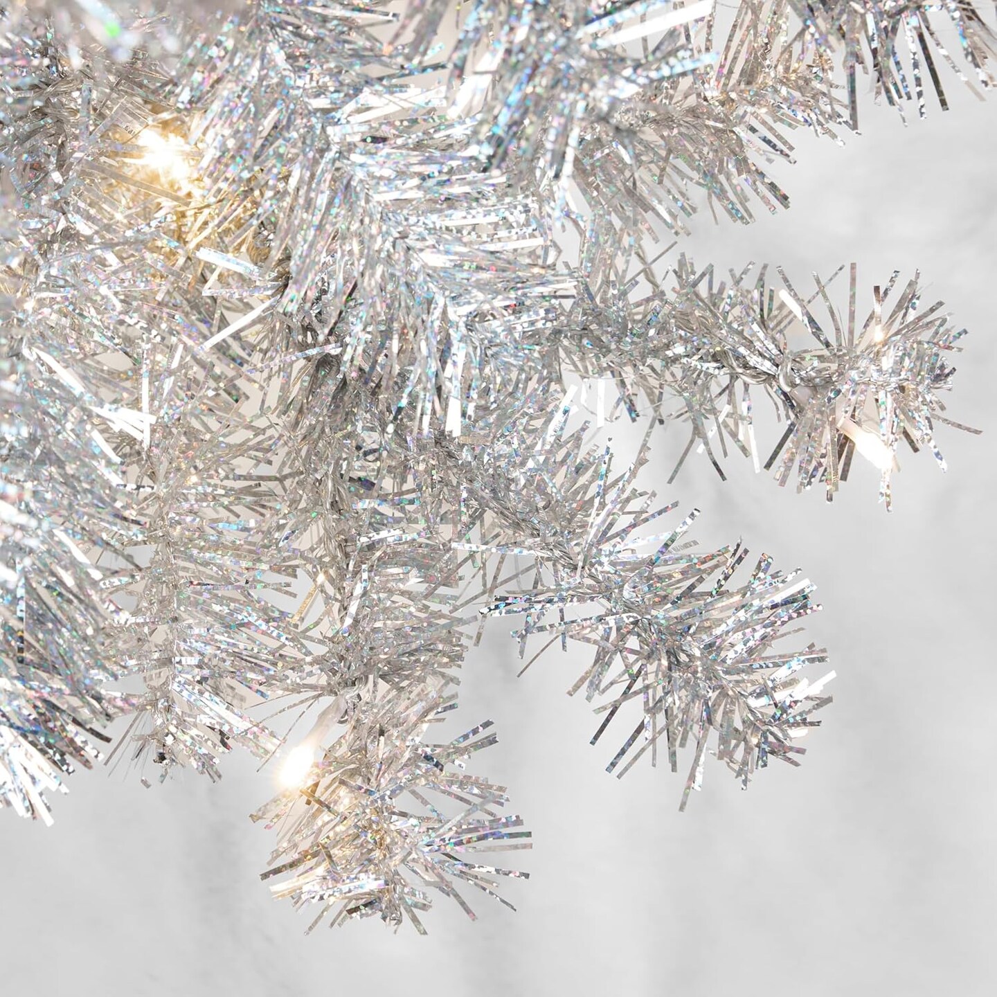 4ft Pre Lit Christmas Tree Mini Artificial Tree with Twinkling LED Lights for Bedroom or Apartment