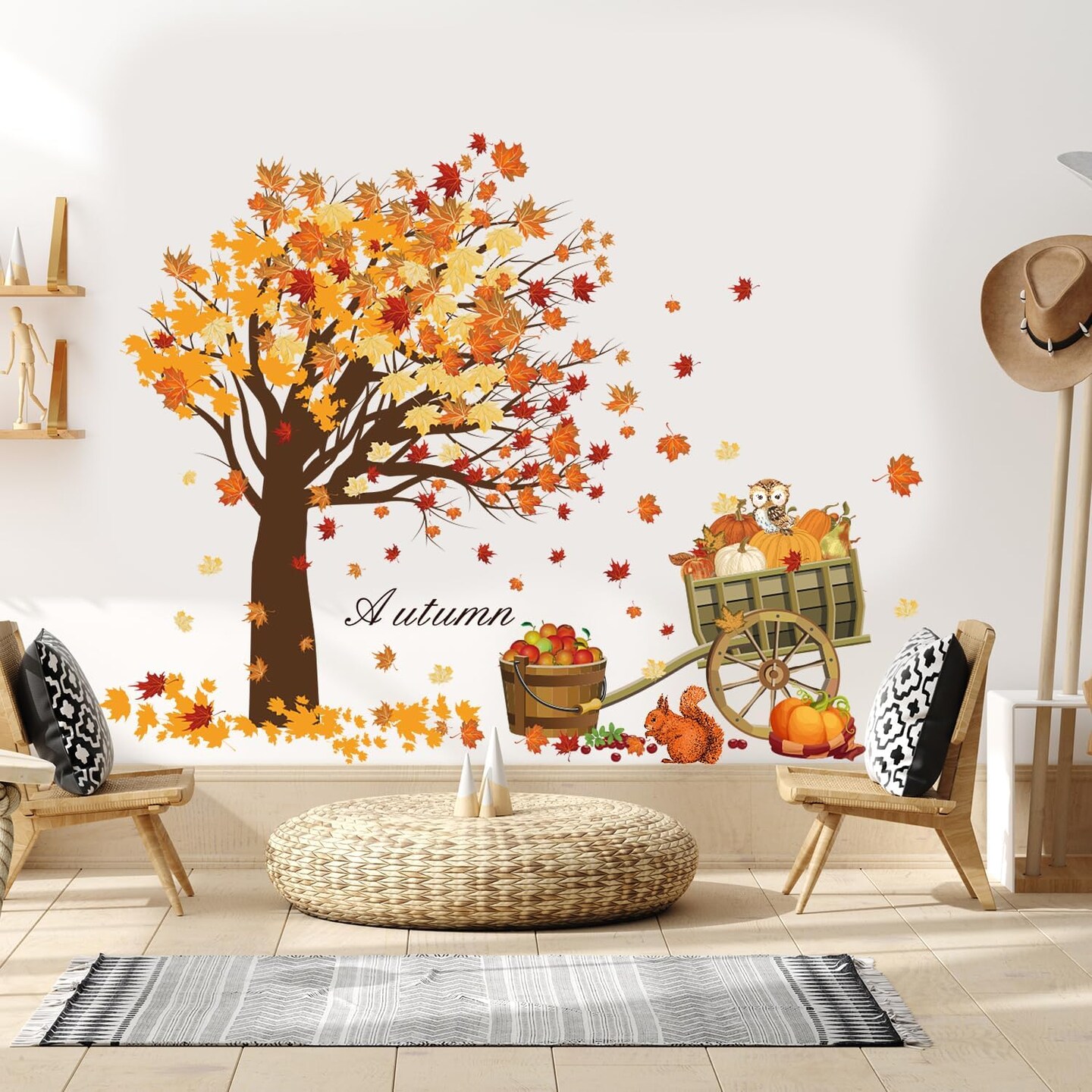 Fall Thanksgiving Wall Decals